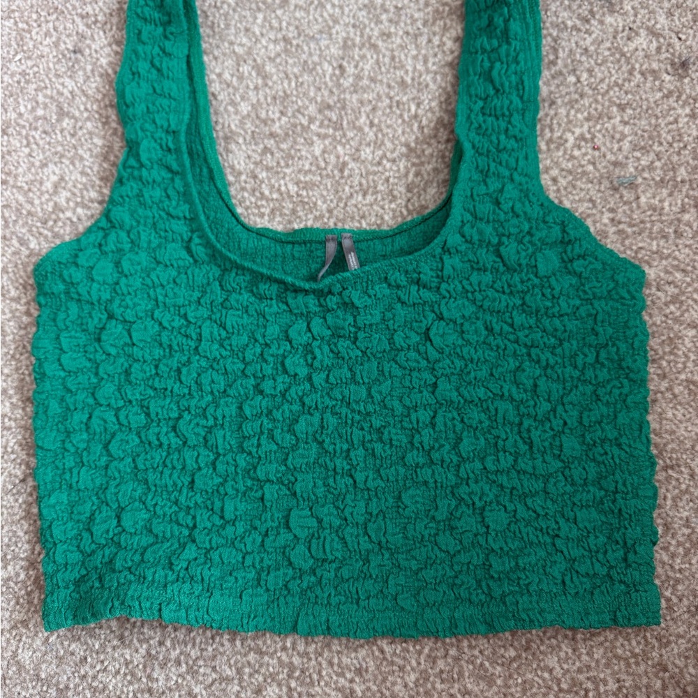 Anthropologie Green Tank